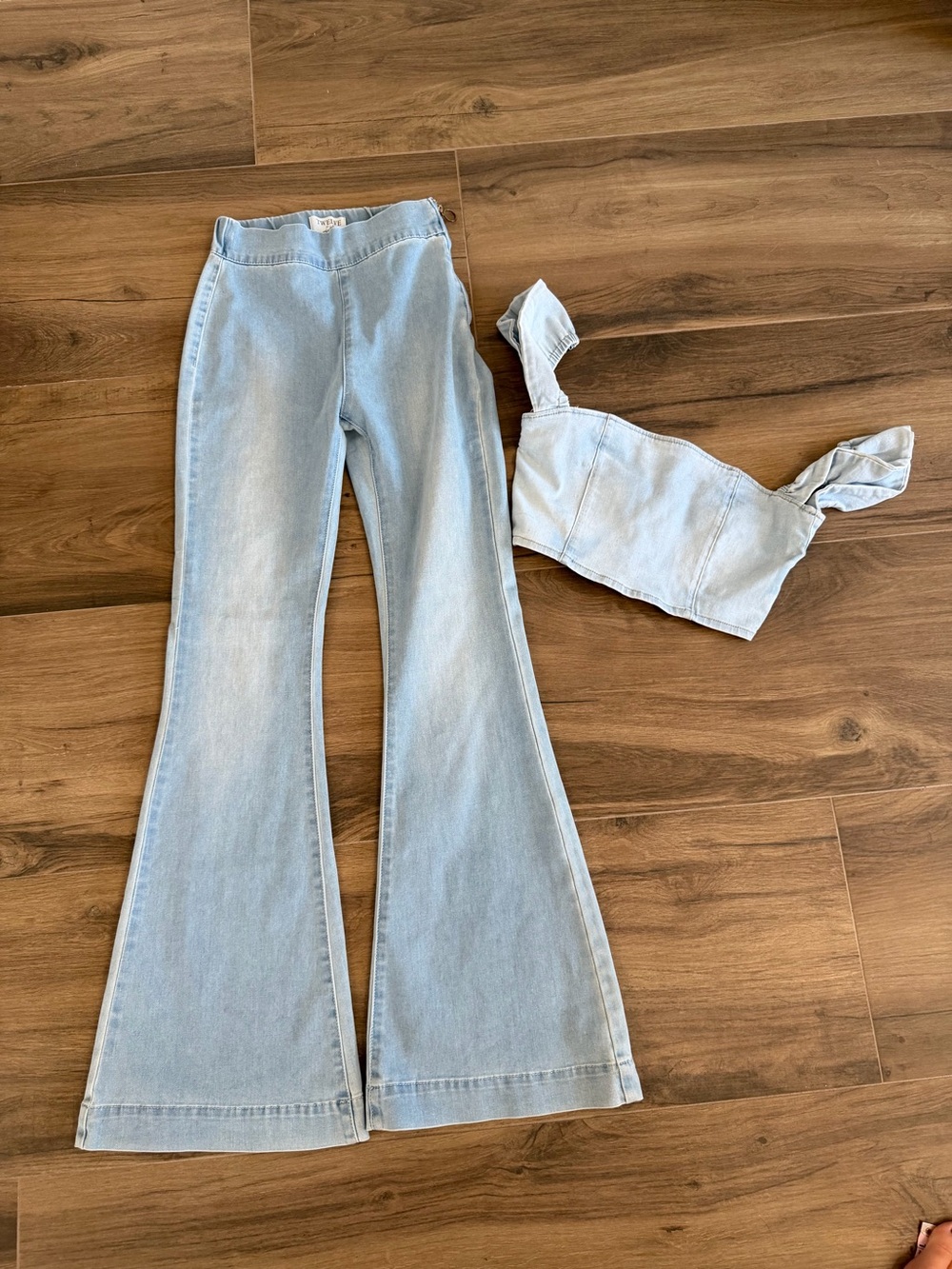 TWELVE by ontwelfth Denim Two Piece Set